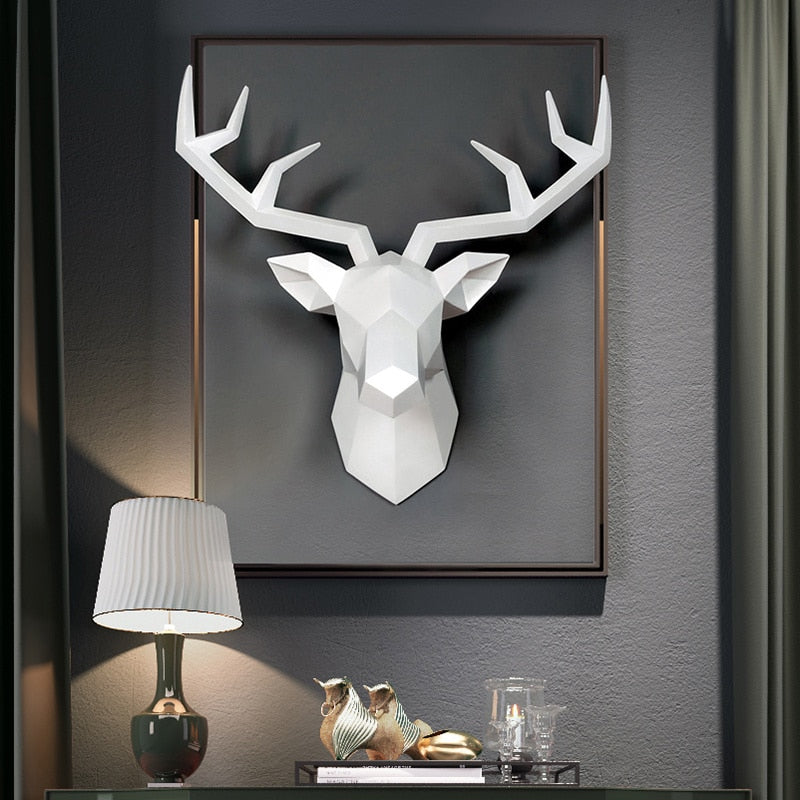 Deer Head Statue | In Home